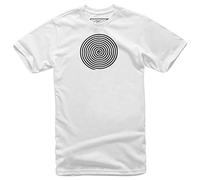Alpinestars, Oscar Spiral, Camisa Manga Corta, Blanco Negro, L, Hombre