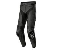 Alpinestars Pantalones De Cuero Missile V3 Airflow Black Black, Talla: 56