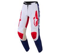 Alpinestars Pantalones De Motocross Racer Riway 2026 Blancos Azul Rojos