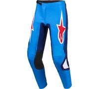 Pantalones de motocross Alpinestars Fluid Grid azul-rojo-blanco 30