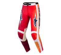 Alpinestars Pantalones Motocross 2026 Racer Portl Adulto Rojo Gris Claro Oscuro
