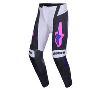 Alpinestars Pantalones Motocross Techstar Knif 2026 Negro Gris Claro Morado