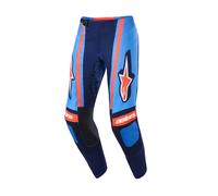 Alpinestars Pantalones Motocross Techstar Nomur 2026 Azul Oscuro Naranja
