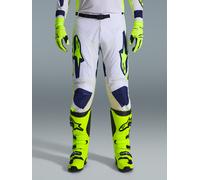 Alpinestars Pantalones Racer Air Riway 2026 Light Gray Yellow Fluo Blue, Talla: 36