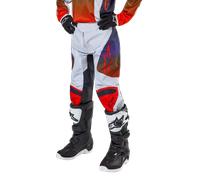 Alpinestars Pantalones Racer Hoen Juveniles 2024 Light Gray Hot Orange Black, Talla: 26
