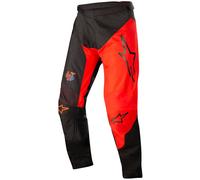 Alpinestars Racer Supermatic Pantalones de motocross, negro-rojo, tamaño 28