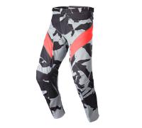 Alpinestars Racer Tactical 2023 Pantalones de motocross, gris-rojo, tamaño 32 para Hombres