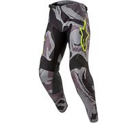 Alpinestars Racer Tactical Pantalones de motocross, negro-gris, tamaño 28 para Hombres