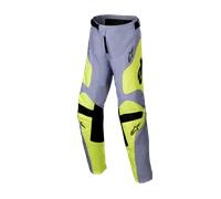 Alpinestars Pantalones Racer Veil Juveniles 2025 Gray Yellow Fluo, Talla: 26
