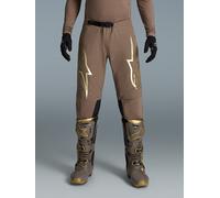 Alpinestars Pantalones Supertech Air Gold Edición Limitada Earth Brown Gold, Talla: 30