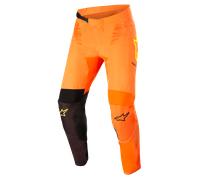 Alpinestars Pantalones Supertech Blaze Orange Black Yellow Fluo, Talla: 30