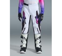 Alpinestars Pantalones Supertech Vista Juveniles 2026 White Purple Black, Talla: 22