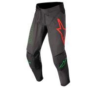 Alpinestars Techstar Phantom Star Pantalones de motocross, negro-gris, tamaño 28 para Hombres