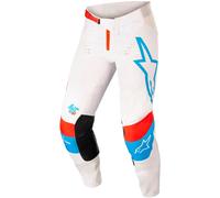 ALPINESTARS Pantalones Techstar Quadro White / Blue Neon / Bright Red 2022 36