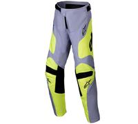 ALPINESTARS Pantalones Youth Racer Veil Grey / Yellow Fluo 2025 28