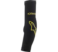 Alpinestars Paragon Plus Protectores de codo, negro-amarillo, tamaño 2XL para Hombres