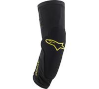 Alpinestars Paragon Plus Protectores de rodilla, negro-amarillo, tamaño XL para Hombres