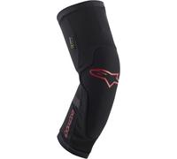 Alpinestars Paragon Plus Protectores de rodilla, negro-rojo, tamaño S para Hombres
