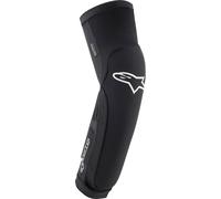 Alpinestars Paragon Plus Protectores de rodilla/Shin, negro-blanco, tamaño L