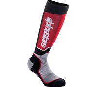 Alpinestars Plus Calcetines de motocross juvenil, negro/rojo, Talla M/L