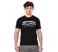 Alpinestars Prevail SS Csf tee T-Shirt Camiseta de Manga Corta Cuello Redondo, Negro, XL para Hombre