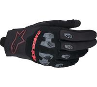 Alpinestars Pro-Dura Guantes de motocross, negro-rojo, tamaño XL para Hombres