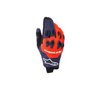 Alpinestars Pro-Dura Guanti da motocross, blu/arancione, L
