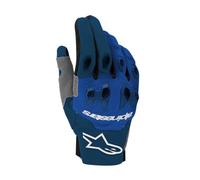 Alpinestars Pro-Dura Guanti da motocross, blu/bianco, M