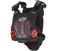 Alpinestars A-5 Plasma Armadura pectoral, negro-rojo, tamaño XL 2XL para Hombres