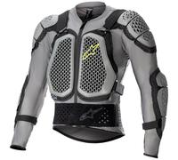 Chaqueta protectora Alpinestars Bionic Action V2 Gris-negro-amarillo fluor L