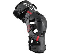 Alpinestars Supertech RK-10 Plasma Rodilleras, negro-rojo, tamaño S para Hombres