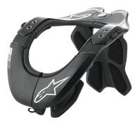 Alpinestars Protector De Cuello Bns Tech 2 Black Cool Gray, Talla: XS/M