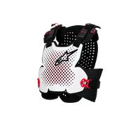 Alpinestars Protector De Pecho A-4 Plasma Black Red White, Talla: XL/XXL