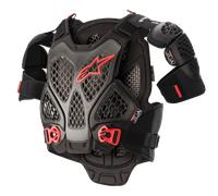 Alpinestars Protector De Pecho A-6 Black Anthracite Red, Talla: XL/XXL