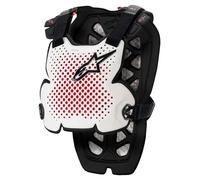 alpinestars Protector para el pecho Blanco/Negro/Rojo M/L unisex