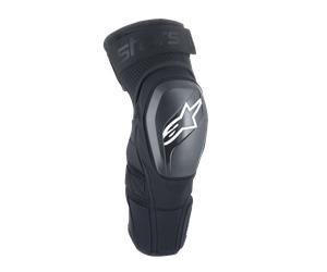 Alpinestars Protectores De Rodillas A-Impact Plasma Elite Shield Black White