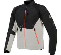 Alpinestars Provoke Chaqueta textil para motocicletas, negro/gris claro, Talla L