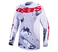 alpinestars Racer Air Lone para hombre Maillot Gris/Rojo L hombres