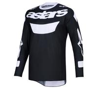 alpinestars Racer Air Riway Camiseta MX Negro/Blanco M hombres