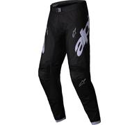 Alpinestars Racer Graphite Pantalones de motocross, negro-gris, tamaño 32 para Hombres