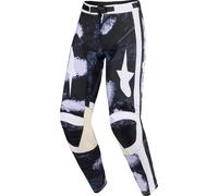 Alpinestars Racer Lahnd Pantalones de motocross, negro-gris-multicolor, tamaño 34 para Hombres