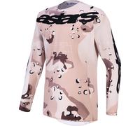 Alpinestars Racer Lone Maillot de motocross, marrón/negro, Talla XL