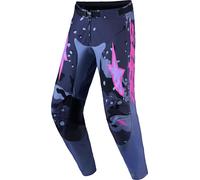 Alpinestars Racer Lone Pantalones de motocross, gris/morado, Talla 38
