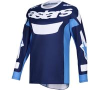 Alpinestars Racer Riway Maillot de motocross, Azul, Talla S