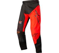 Alpinestars Racer Supermatic Pantalones de motocross, negro-rojo, tamaño 30