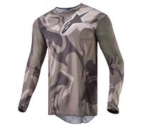 alpinestars Racer Tactical Camiseta MX Verde/Camuflaje/Marrón M hombres