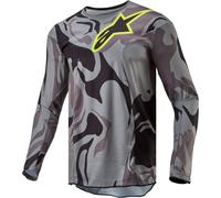 Alpinestars Racer Tactical Maillot de motocross, gris, tamaño XL
