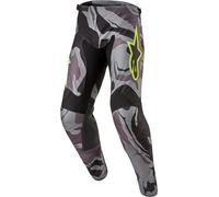 Alpinestars Racer Tactical Pantalones de motocross, Gris oscuro/Camuflaje, Talla 32