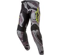 Alpinestars Racer Tactical Pantalones de motocross, Gris oscuro/Camuflaje, Talla 38