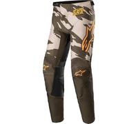 Alpinestars Racer Tactical Pantalones Juveniles de Motocross, beige, tamaño XL
